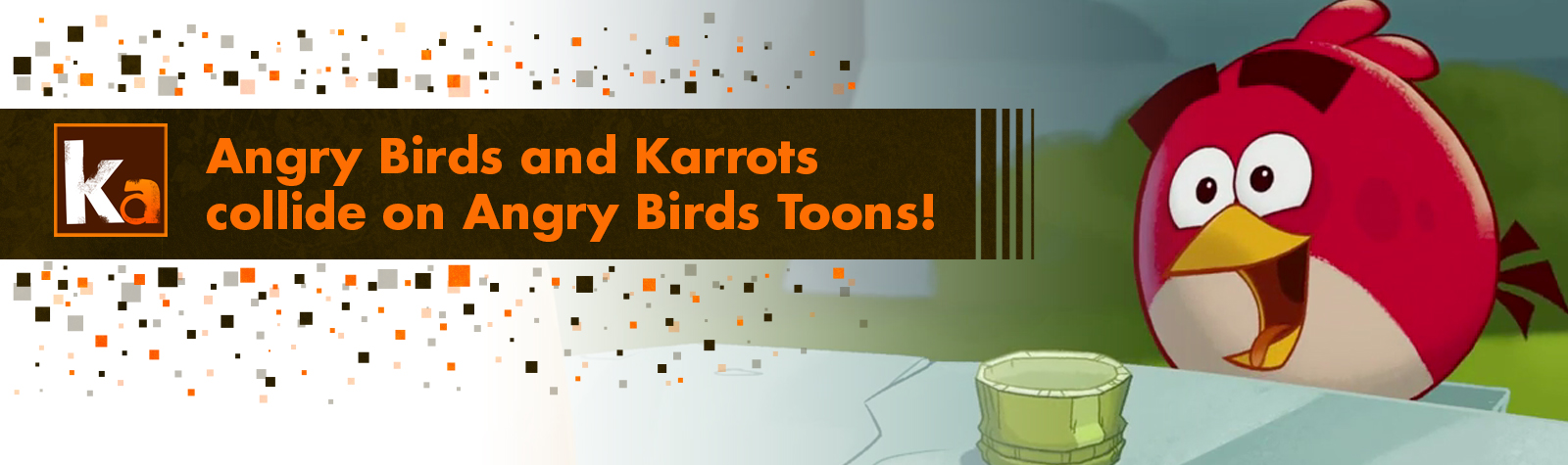 Angry Birds and Karrots collide on Angry Birds Toons!